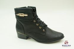 Bota Cuturno Comfortflex Preta
