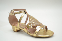 Sand�lia Ortop� Dourada