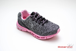 T�nis Kidy preto e rosa